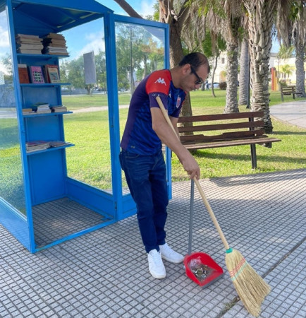 Tareas de mantenimiento en La Casita de los Libros